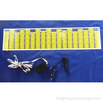 EL Car Sticker Equalizer Sticker Size80*16CM
